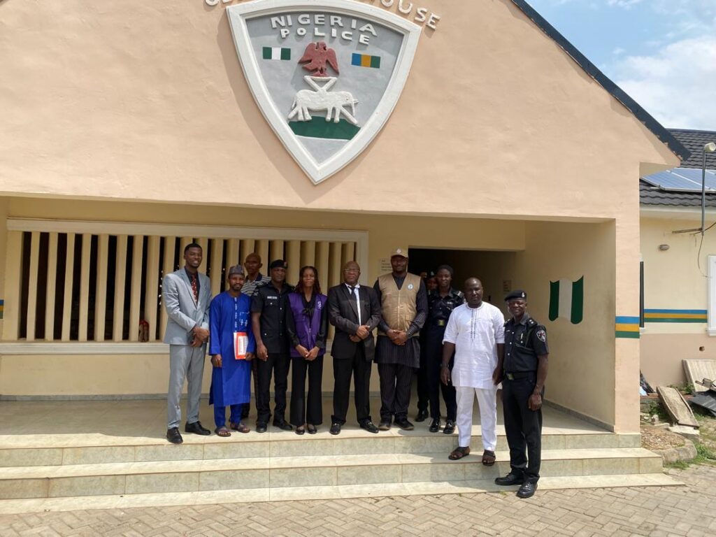 AWJAI team conducting police oversight visits across the FCT to monitor detention conditions and protect detainees' rights in June 2026