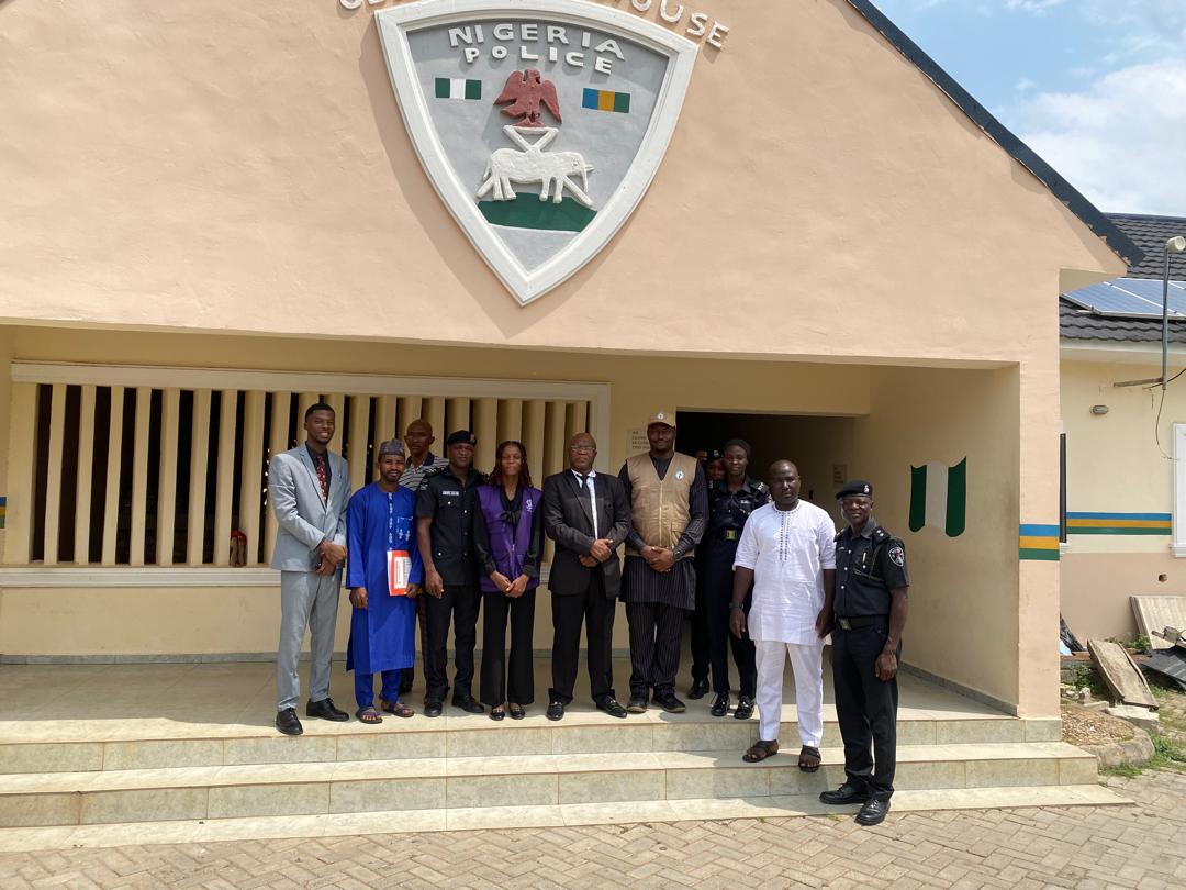 AWJAI team conducting police oversight visits across the FCT to monitor detention conditions and protect detainees' rights in June 2026
